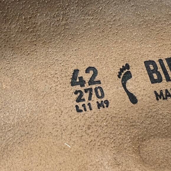 Birkenstock Ibiza Patent Leather White Narrow 1000570 Women 11/Men 9/EU 42 NWB - Picture 9 of 10